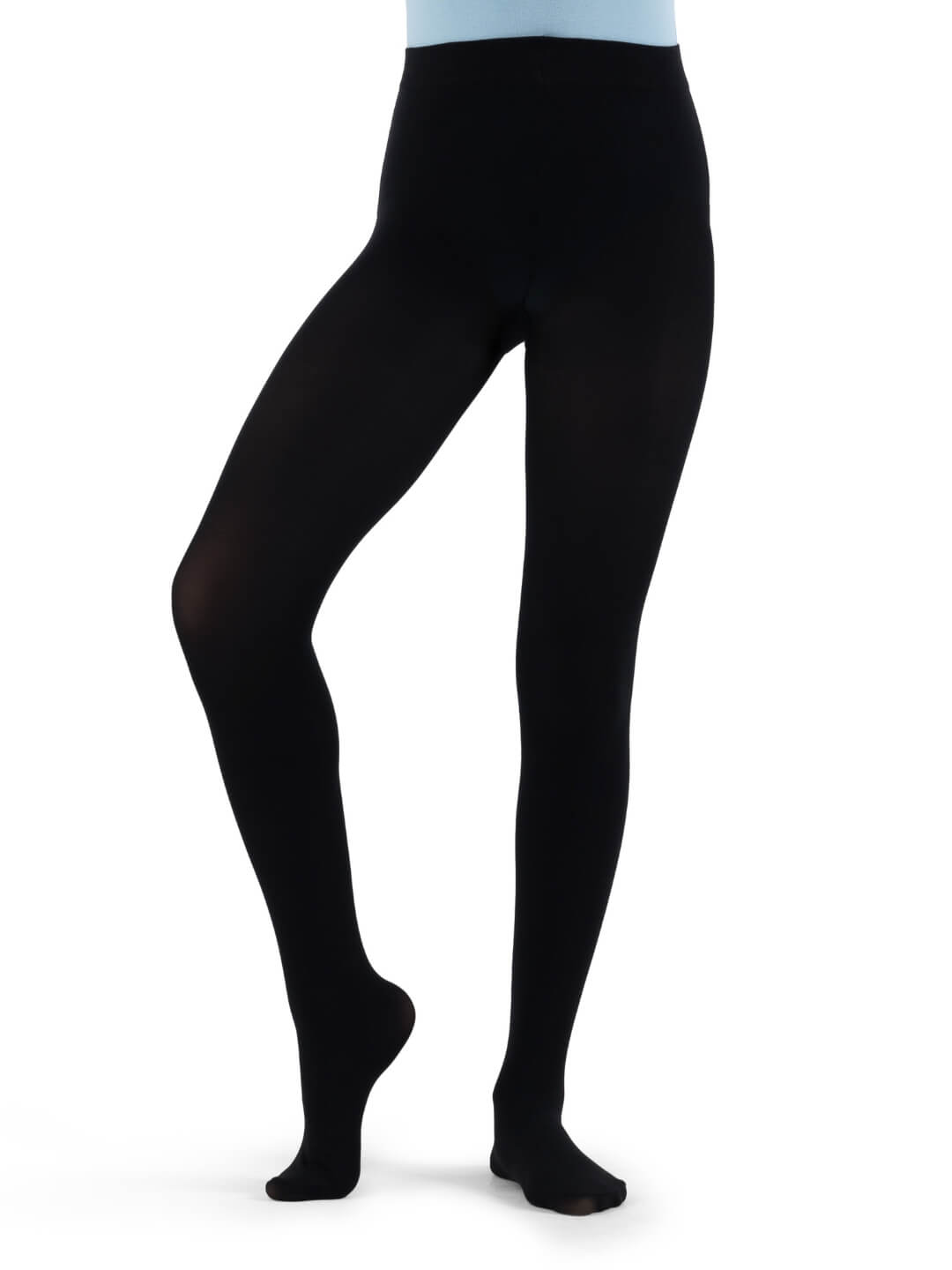 Classic Footed Black Tight for children
