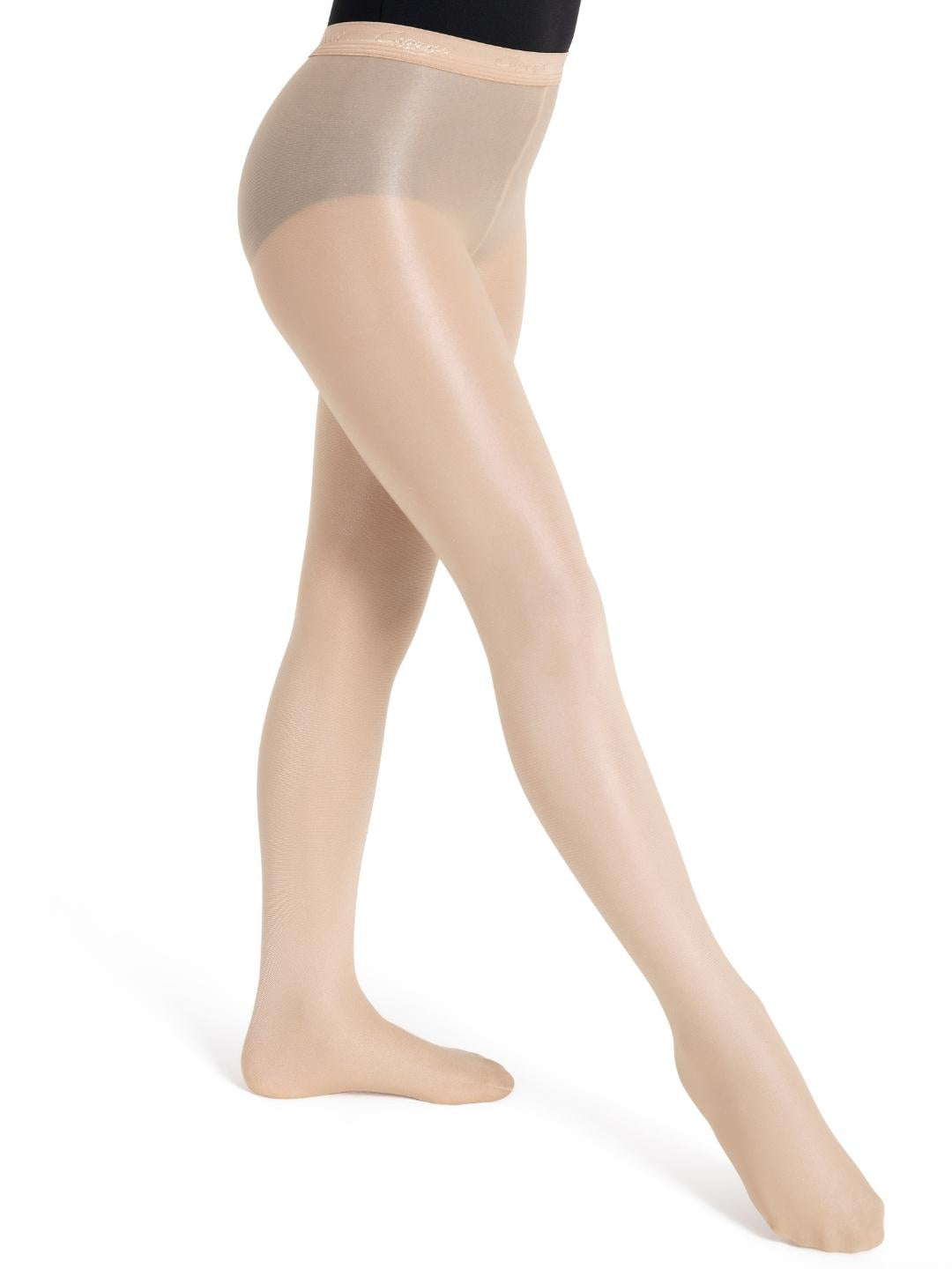Ultra Shimmery Tight for girls, sparkling dance tights with a smooth, shiny finish - pink