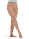Ultra Soft Footed Tight, a smooth and comfortable dance tight with a soft, durable fabric - tan