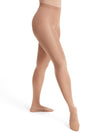 Ultra Soft Self Knit Waistband Transition® Tight, a comfortable and durable dance tight with a soft self-knit waistband - tan