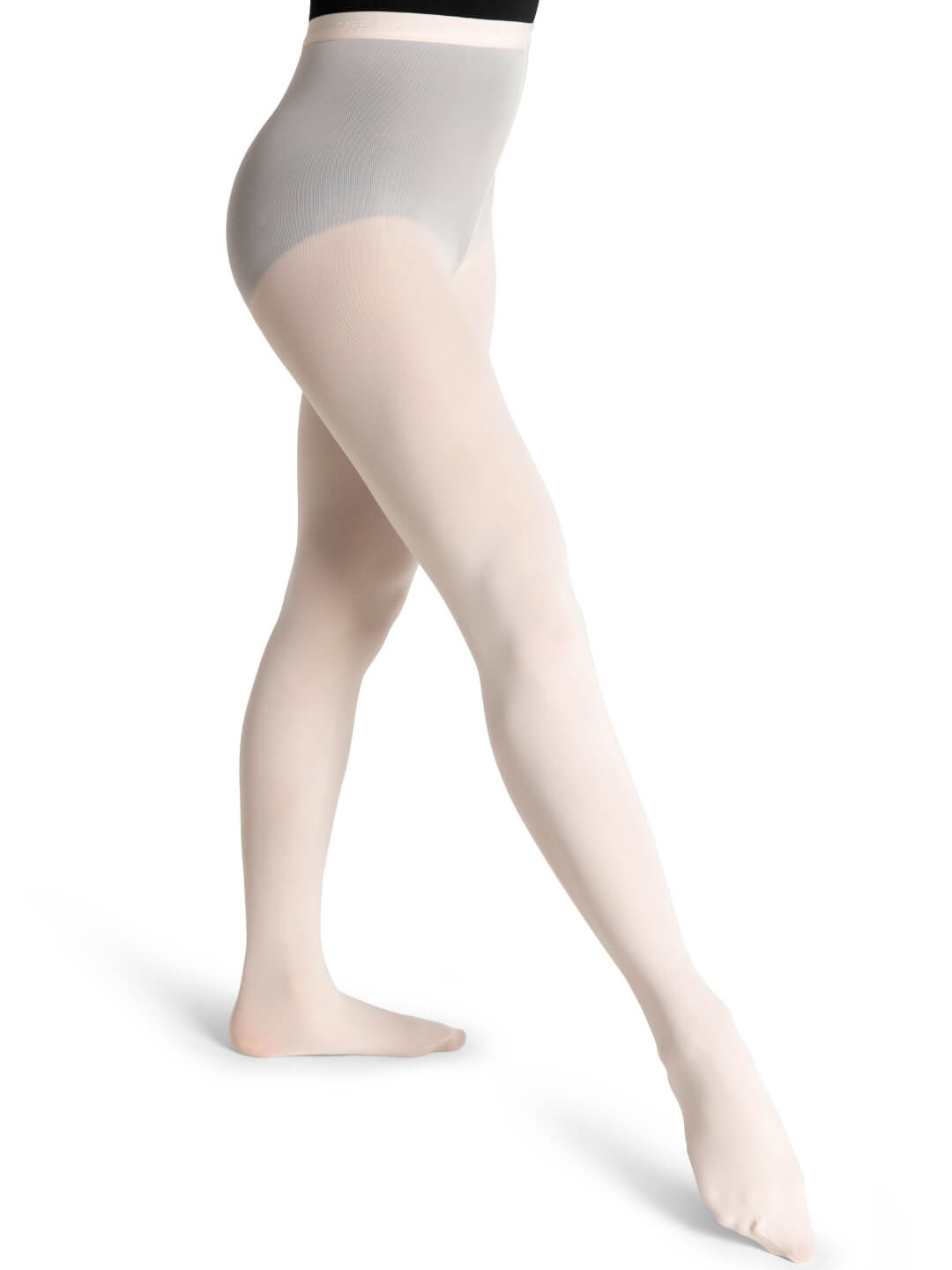 Ultra Soft™ Transition Tight®, a soft and durable dance tight with a versatile transition foot - pink