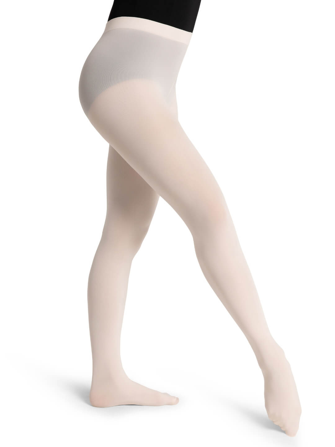 Ultra Soft™ Transition Tight® with Back Seam, a soft and durable dance tight featuring a classic back seam - pink