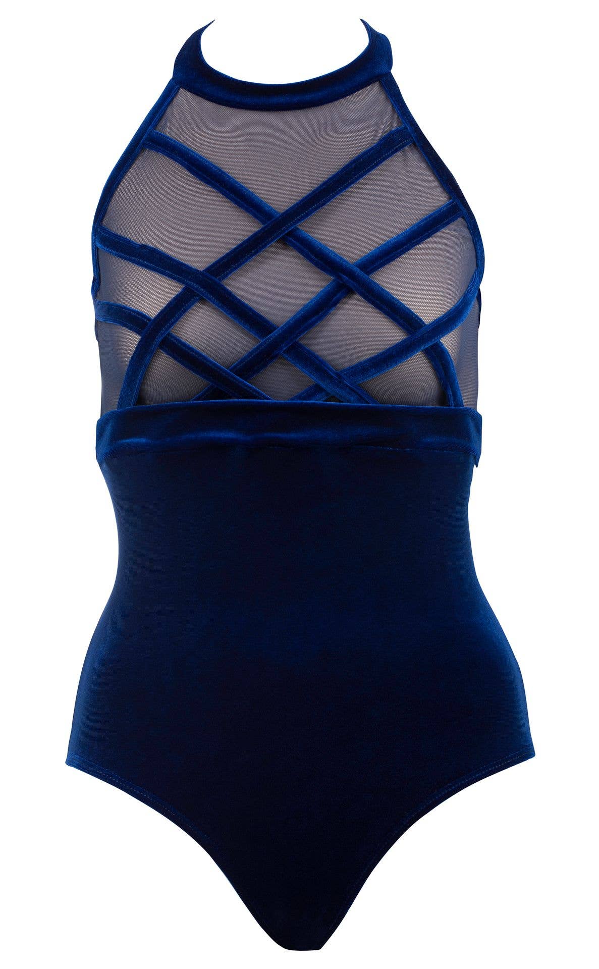 Harper Velvet Navy Leotard