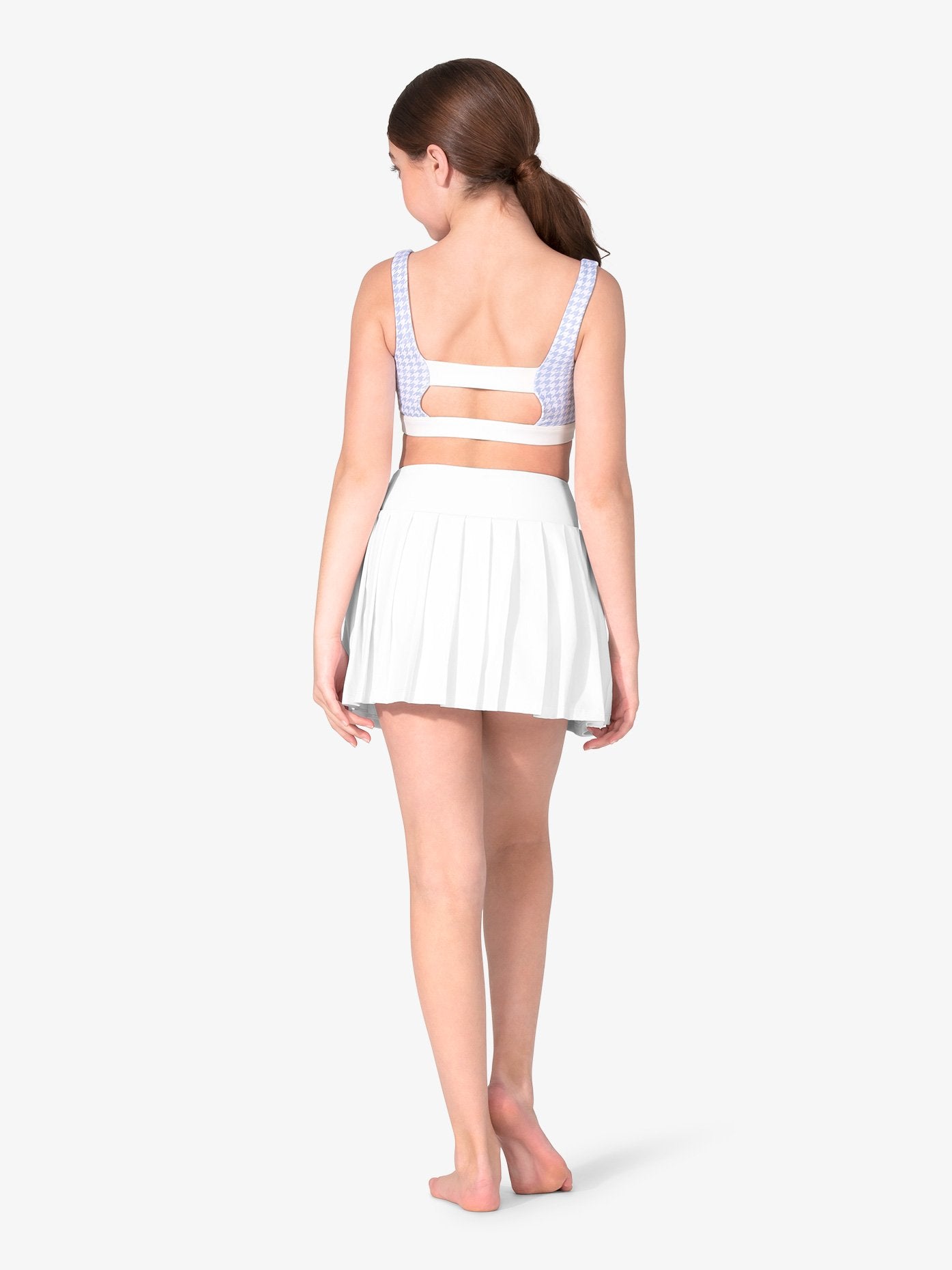 White Pleated High Waist 7