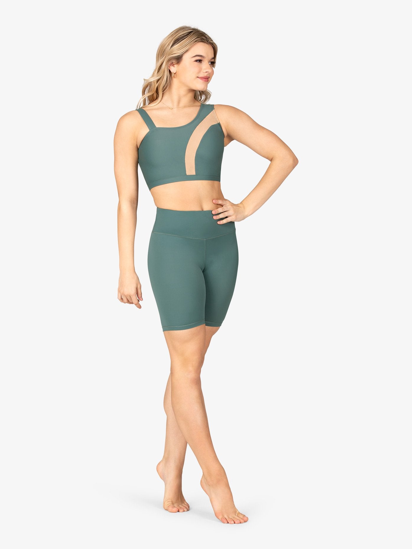 Green High Waist Essential 7