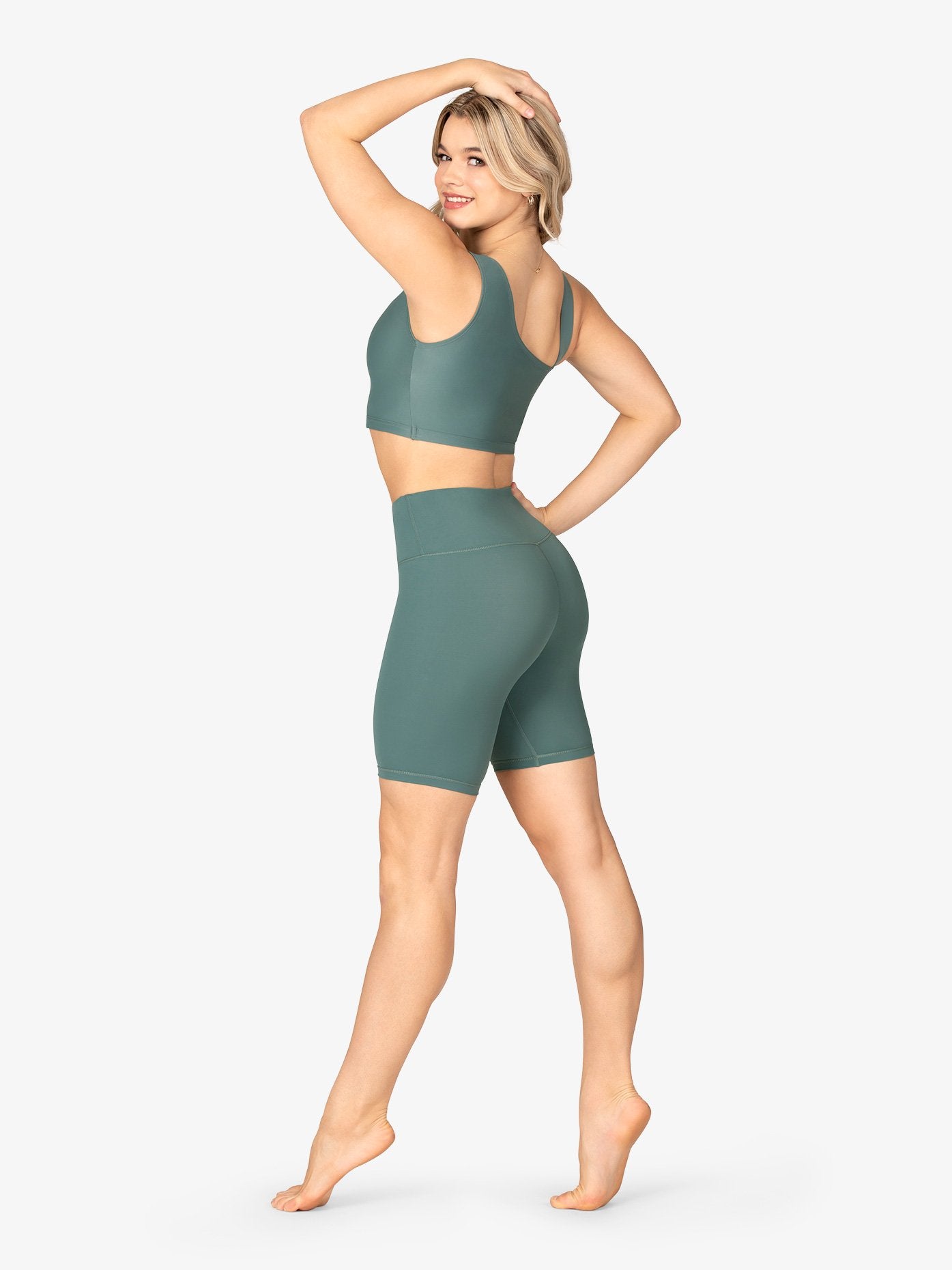 Green High Waist Essential 7