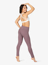 Purple High Waist Full Length Leggings for Women