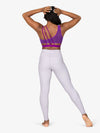 Women's high waist leggings featuring ribbed texture and convenient side pocket