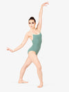 M2 Womens Strappy Back Green Leotard