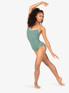 M2 Womens Strappy Back Green Leotard