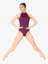 M2 Womens High Neck Plum Leotard