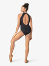 M2 Womens High Neck Black Leotard