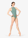 M2 Womens High Neck Green Leotard