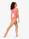 M2 Womens High Neck Front Zip Coral Leotard