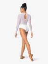 M2 Womens Long Sleeve White Leotard