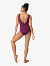 M2 Womens Cross Back Plum Tank Leotard