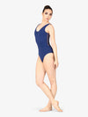 M2 Womens Cross Back Navy Tank Leotard