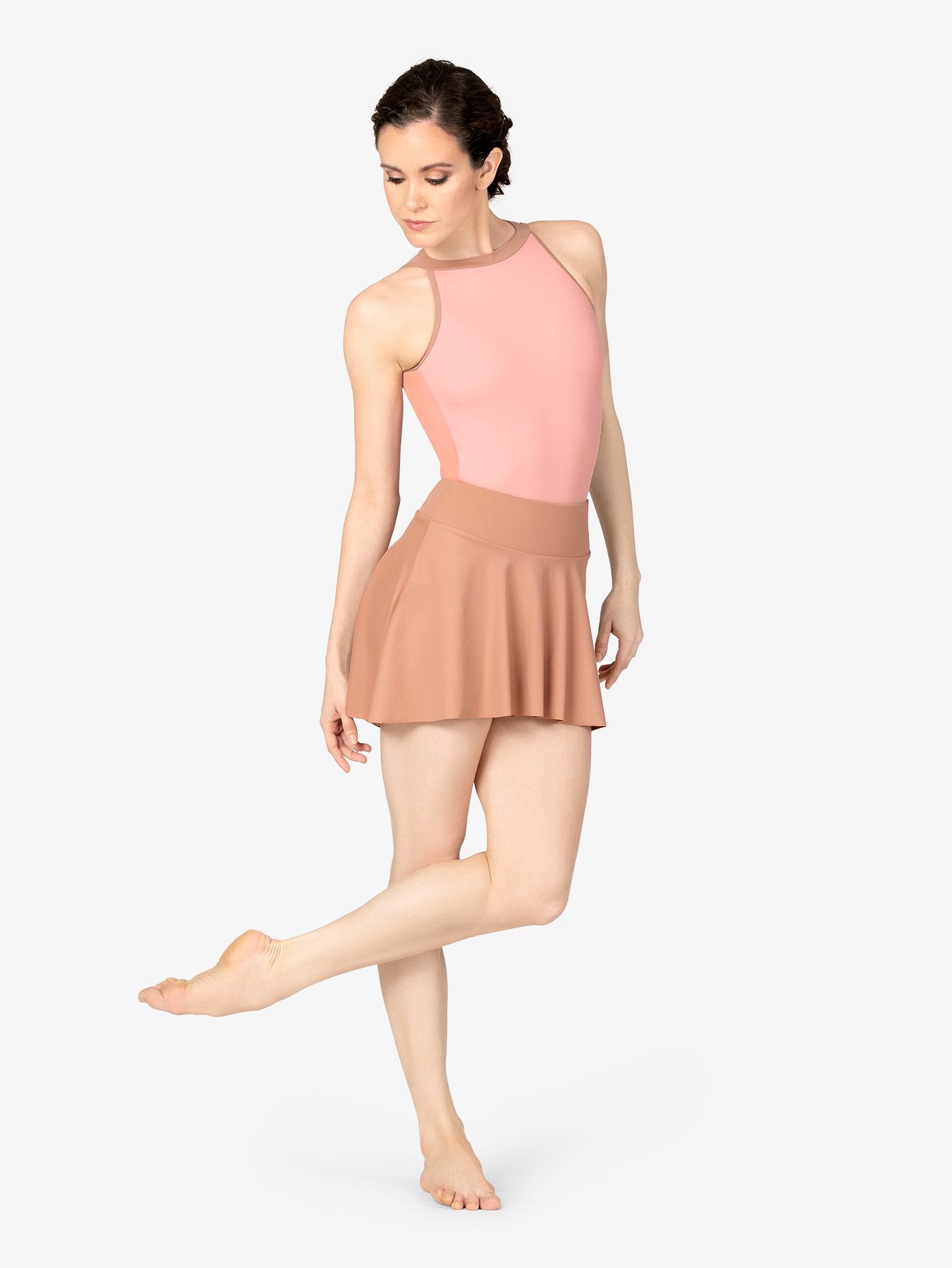 M2 Womens Short High-Low Skirt