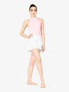 M2 Womens Short High-Low White Skirt