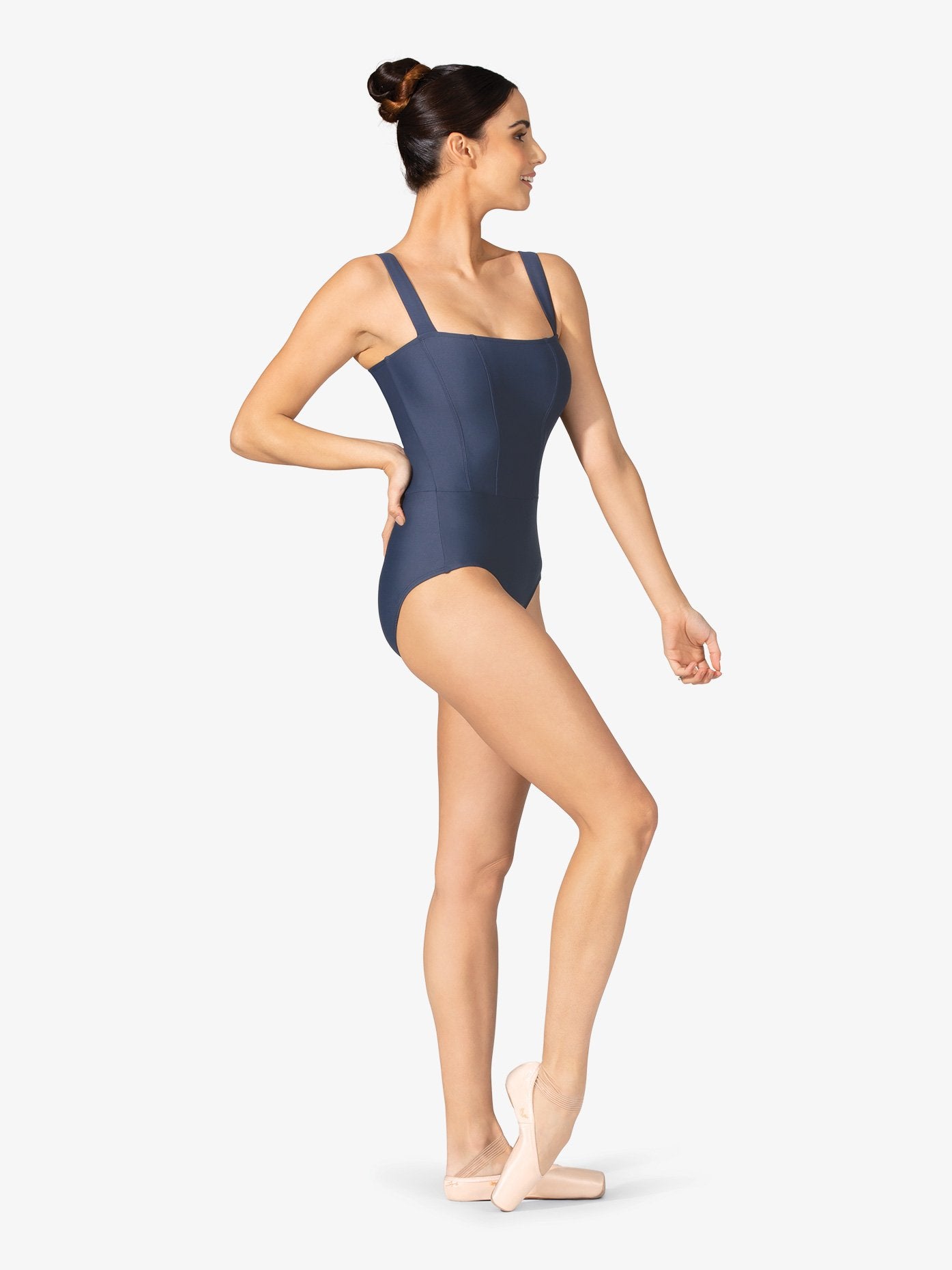 Womens Square Neck Corset Leotard