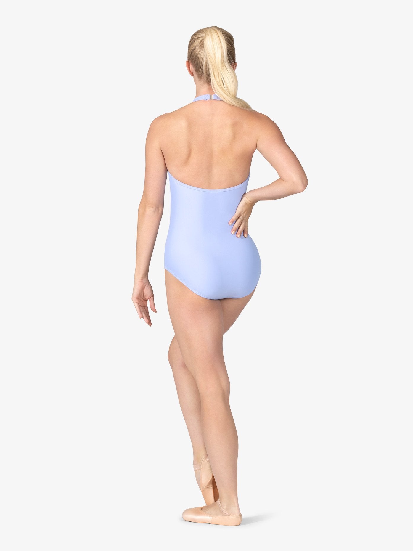 Women's lilac halter leotard