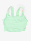 Women's mint cropped tank top with stylish design