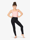 Girl's butter soft black leggings offering comfort and style