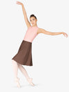 Women's Pull-On Brown Rehearsal Skirt