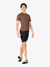 Mens' Short Sleeve Brown Dance Tee 