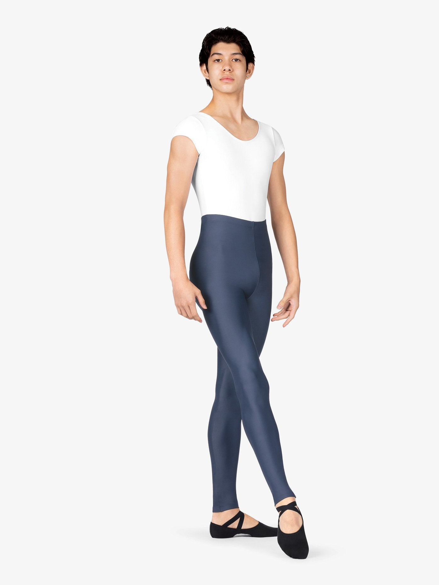 Boys' Navy Ballet Leggings