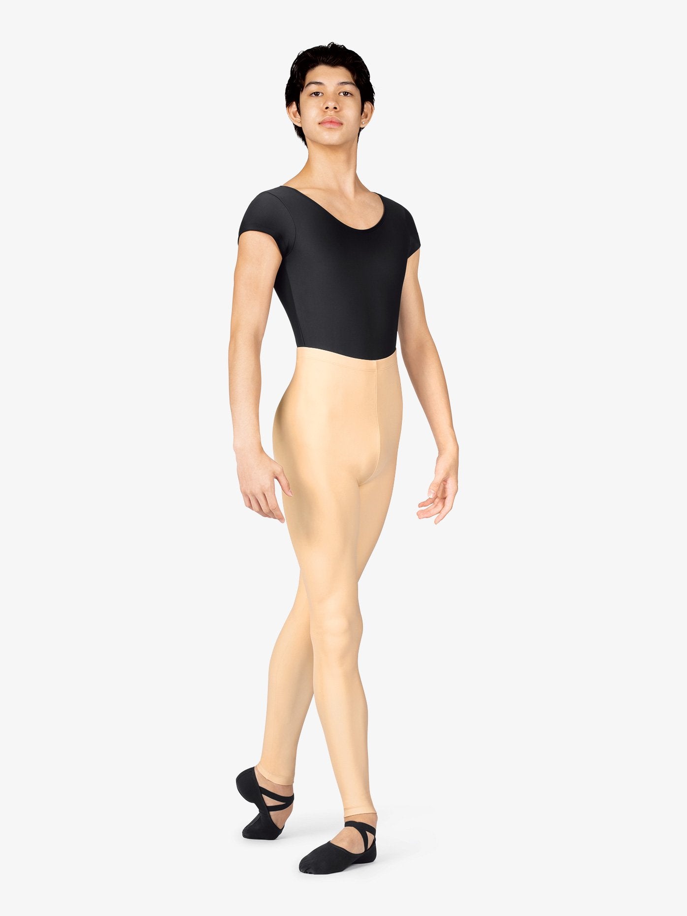 Boys' Beige Ballet Leggings