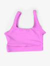 Women’s pinched back pink bra top