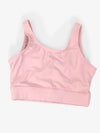 Women’s pinched back light pink bra top