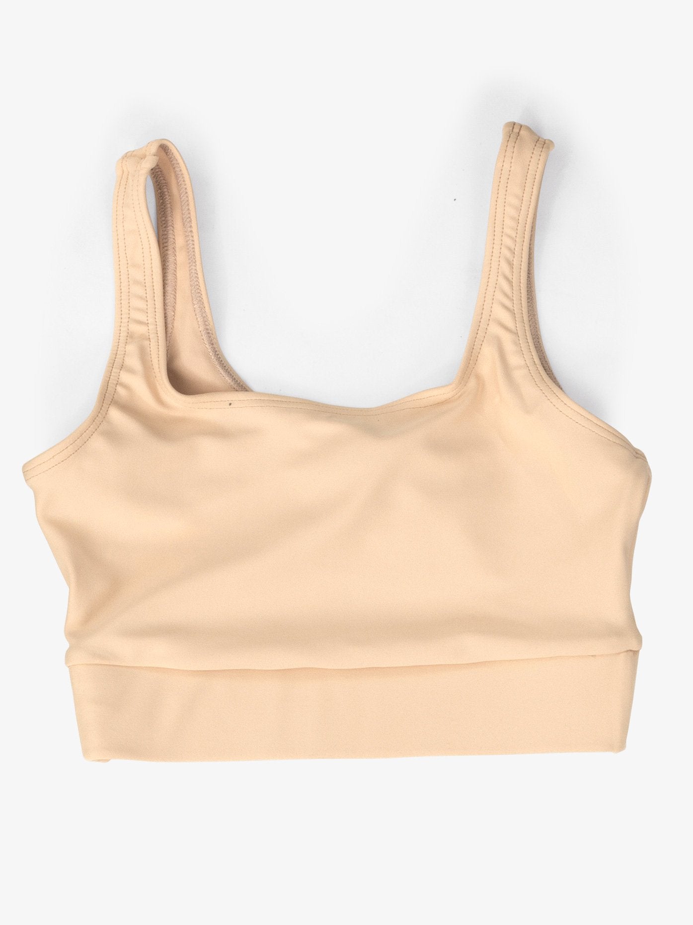 Girl's pinched back nude bra top