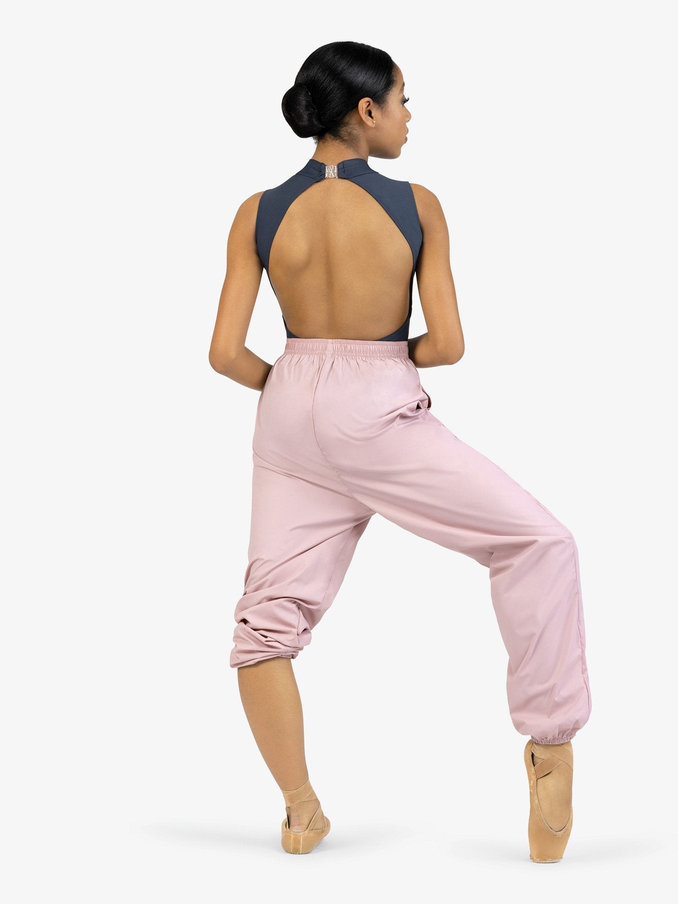 Womens pink warm up pants