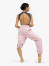 Womens pink warm up pants