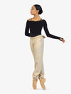 Womens beige warm up pants