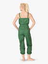 Women's pull-on warm-up green overalls