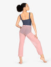 Womens' Wide Leg Pink Mesh Pants