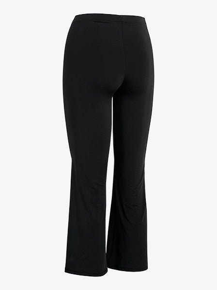 Mens "Ivan" Boot Cut Dance Pant in Black