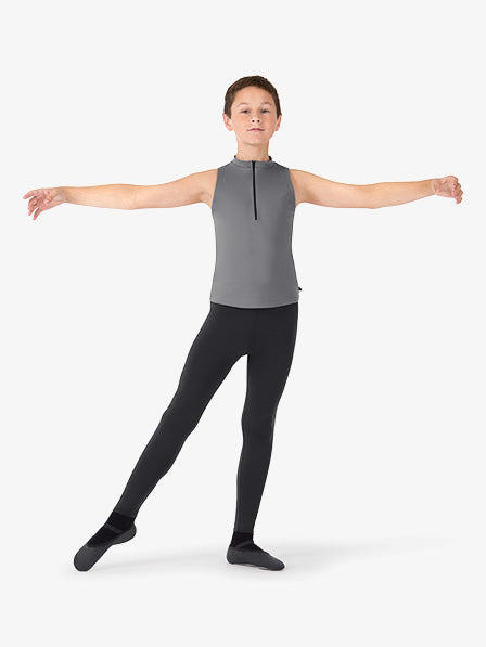 Boys 'Gregor' High Waist Dance Legging in Black