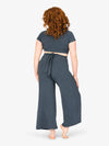 Womens Wide Leg Butter-Soft Lounge Pants in Blue