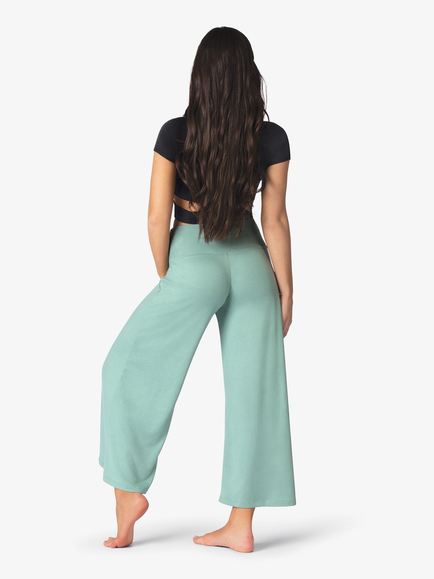 Womens Wide Leg Butter-Soft Lounge Pants in Mint