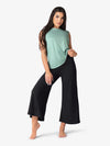 Womens Wide Leg Butter-Soft Lounge Pants in Black