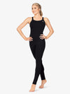 Women's bamboo tank black unitard