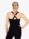 Women's bamboo tank black unitard