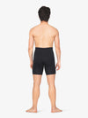 Men's high-rise bamboo black shorts