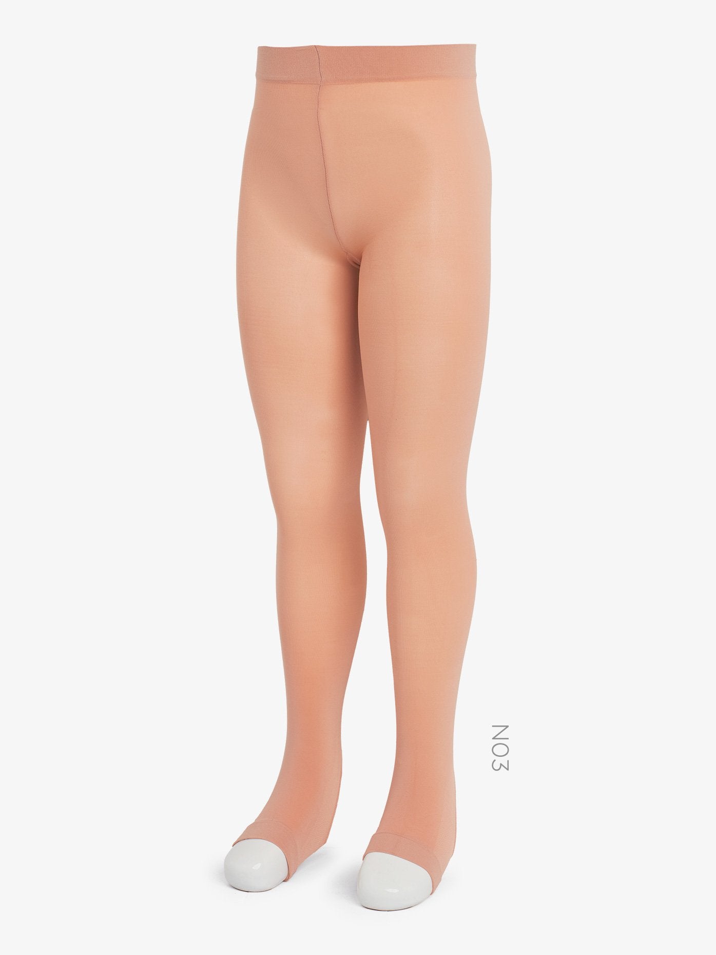 Girls True Bare Premium Stirrup Tights