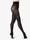 Women's Mariia mesh back seam convertible black tights