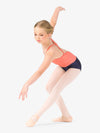 Girls Stretch Canvas Split Sole pink Ballet Shoes